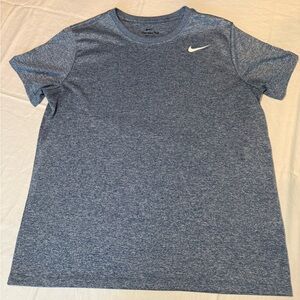 Nike Blue Heathered Dri Fit T-shirt